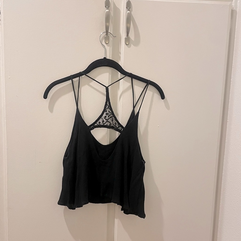 Lucca couture medium blank crop top tank